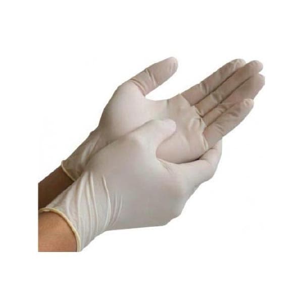 Protexis Latex Surgical Glove Light Brown Beaded Cuff Standard, 11.1 Inch, Size 6 - Box of 50 - Image 1
