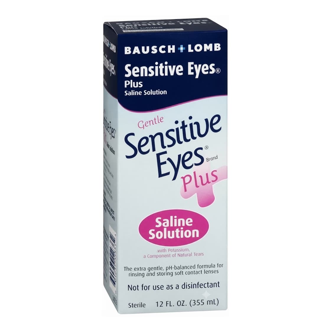 Bausch & Lomb Sensitive Eyes Plus Saline Solution, 12 oz - Each