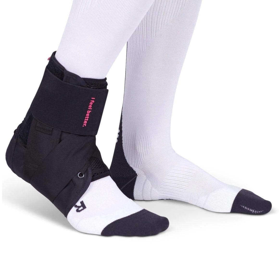 Doc Ortho Black Swift Lace Ankle Support, Small - Image 1