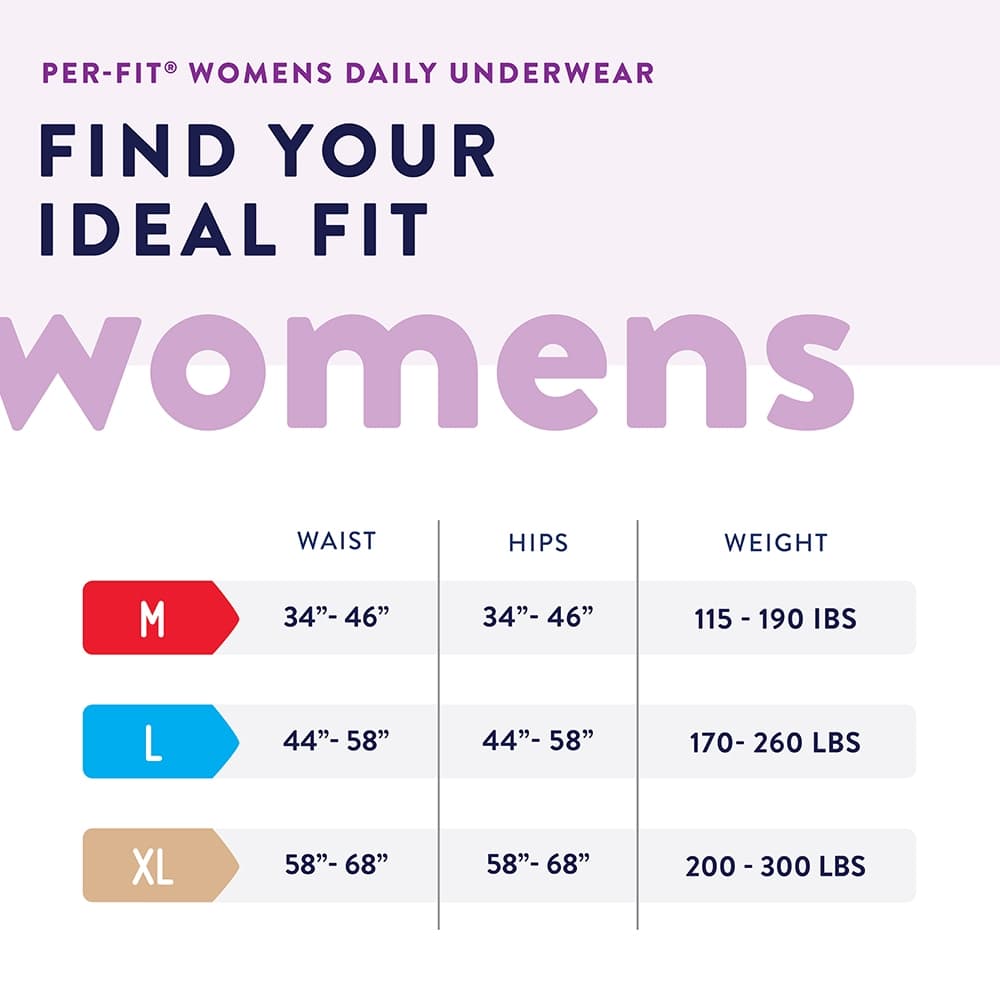 Prevail Per-Fit Extra Daily Underwear For Women - Image 2