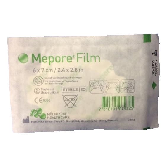 Mepore Transparent Film Dressing, 2-2/5 x 2-3/5 Inch - Each - Image 1