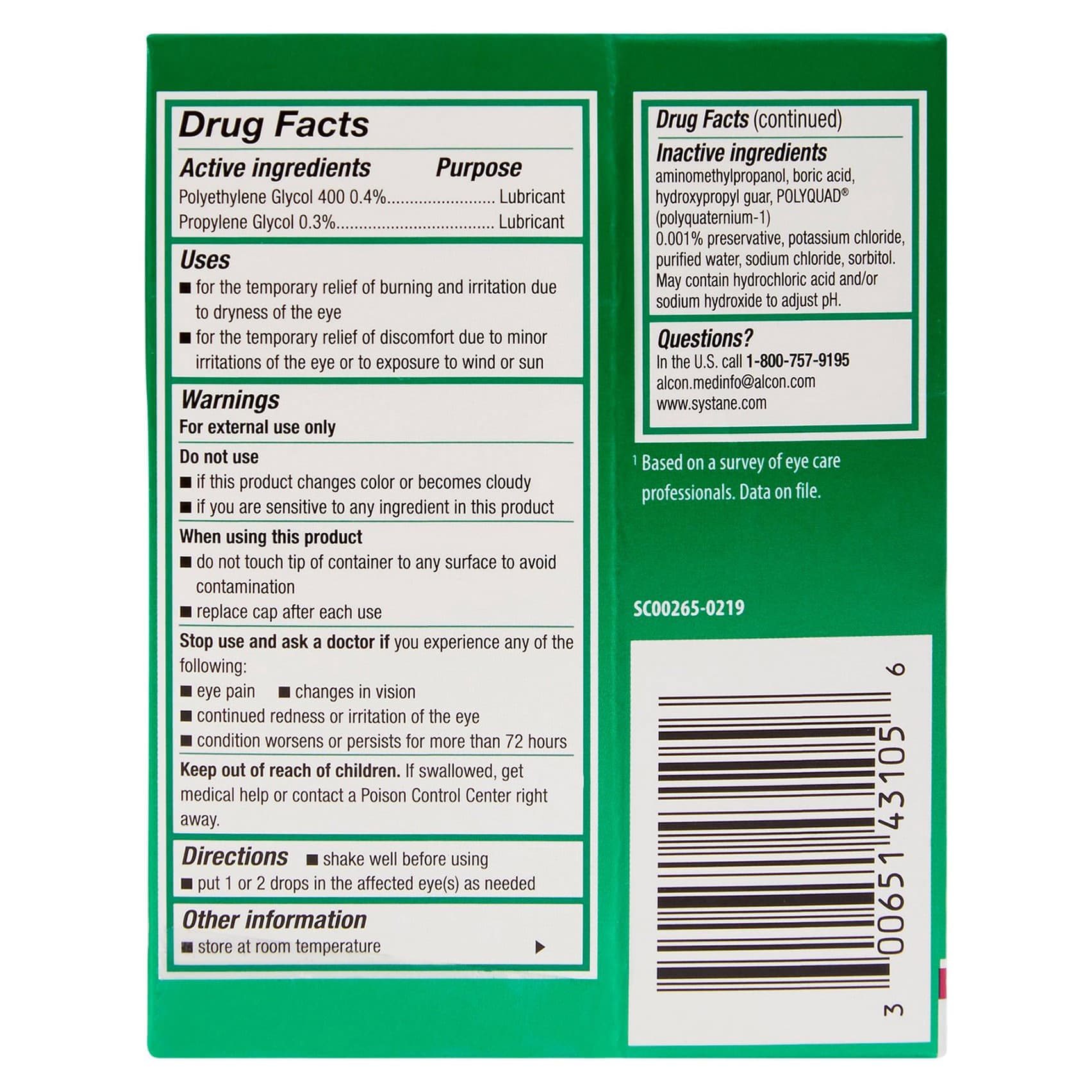 Systane Ultra Eye Lubricant Eye Drops - Image 3