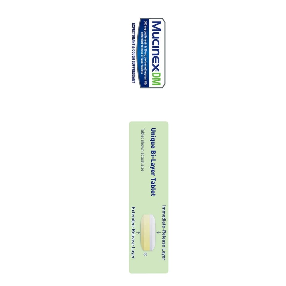 Mucinex DM Extended-Release Bi-Layer Tablets - Case of 40 - Image 2