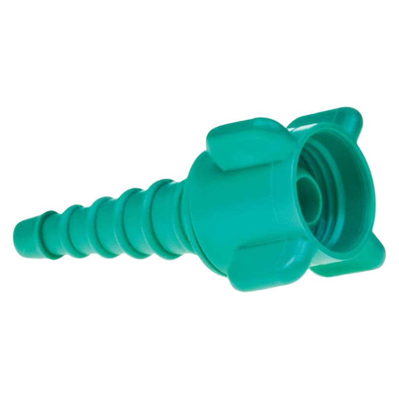 Medline Christmas Tree Style Nut and Nipple Disposable Adapters - Case of 50 - Image 1