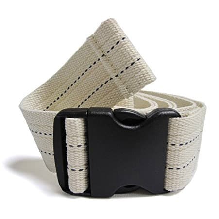 MTS Gait Belt Plastic Buckle, White