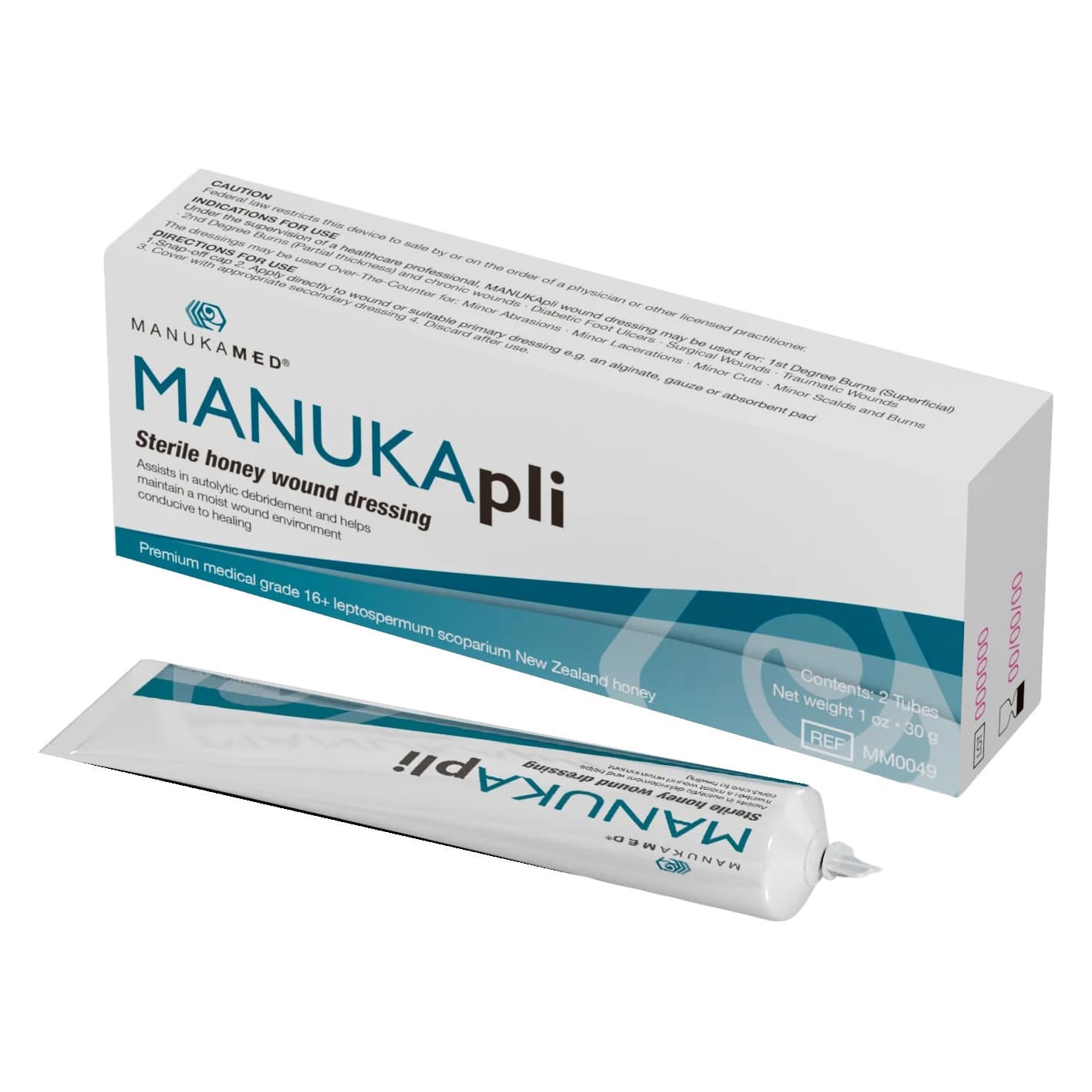 Manukamed Manukapli Sterile Honey Wound Dressing Paste, 0.5 oz - Each - Image 1