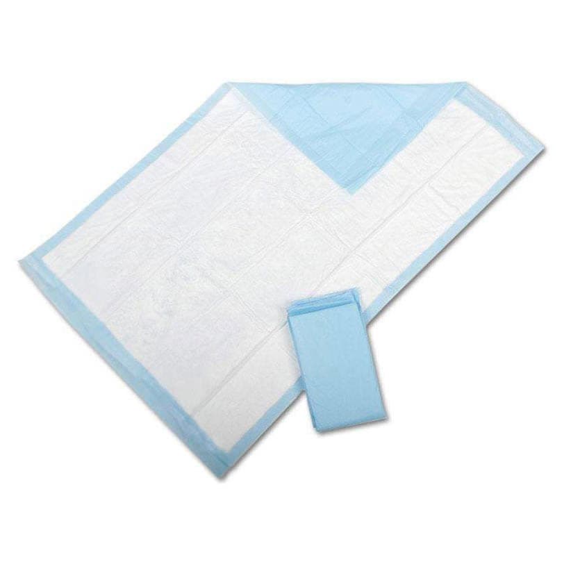 Medline Protection Plus Fluff Underpads, Medium Absorbency, 30 x 30 Inch - Bag of 5 - Image 1