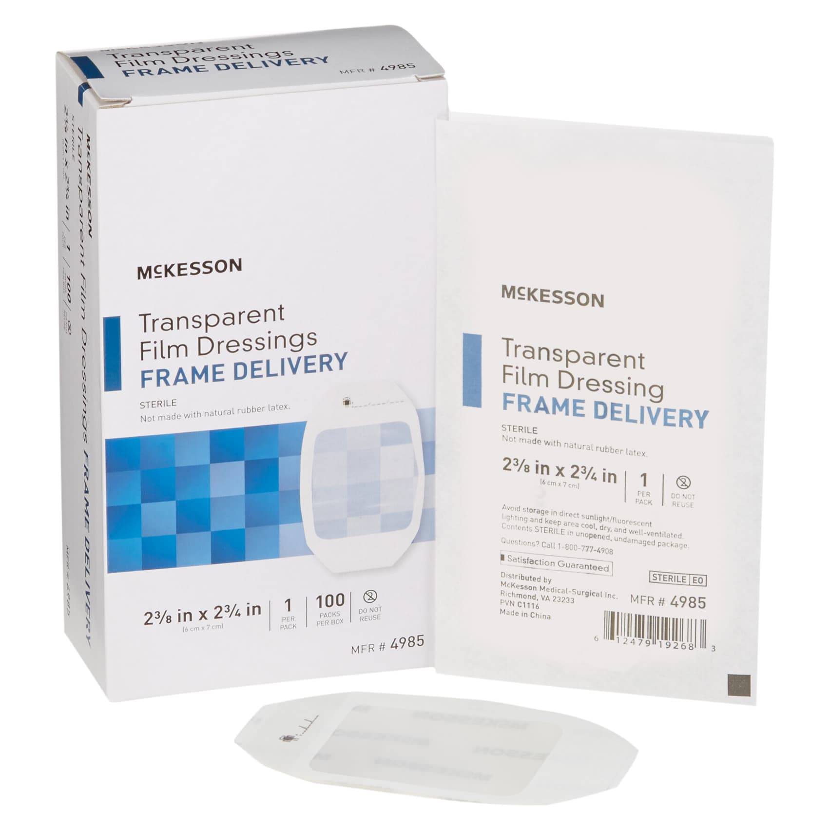 McKesson Frame Style Transparent Film Dressing - Image 1