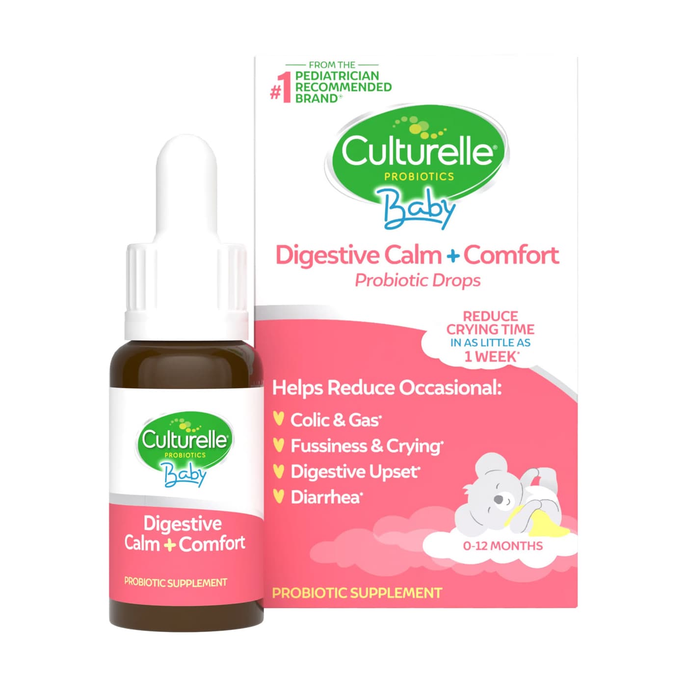Culturelle Baby Digestive Calm + Comfort Probiotic Drops, 0.29 oz - Each - Image 1