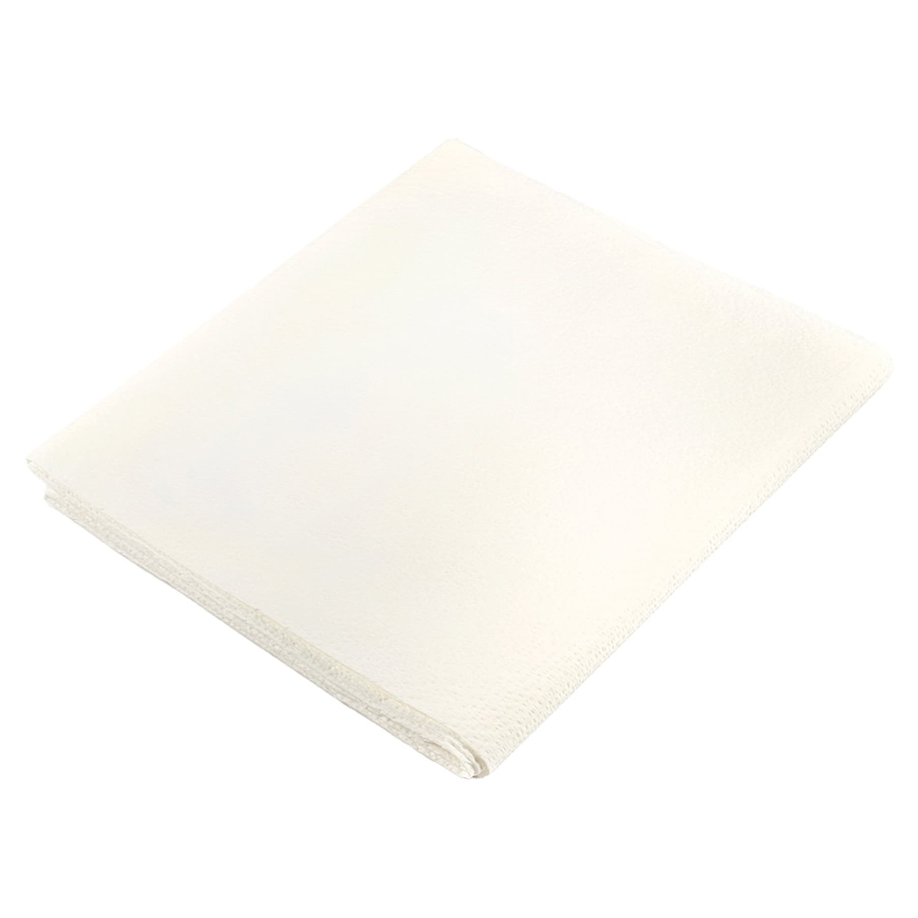 Graham Medical 2-Ply Tissue Flat Bed Sheet, Disposable, 40 x 72 Inch - Case of 50 - Image 1