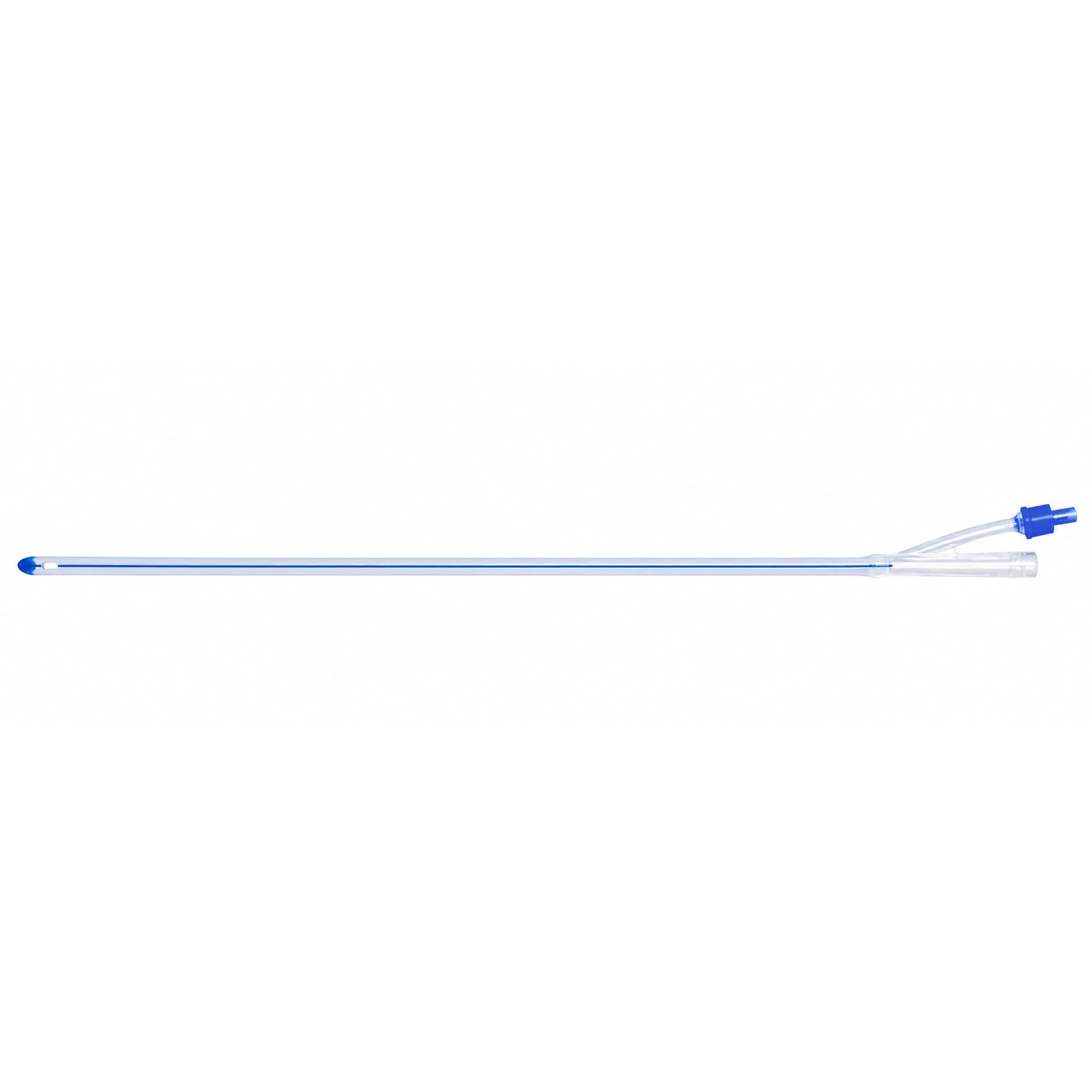 McKesson 2-Way Silicone Foley Catheter with Standard Tip, Blue, 24 Fr - Case of 200 - Image 1