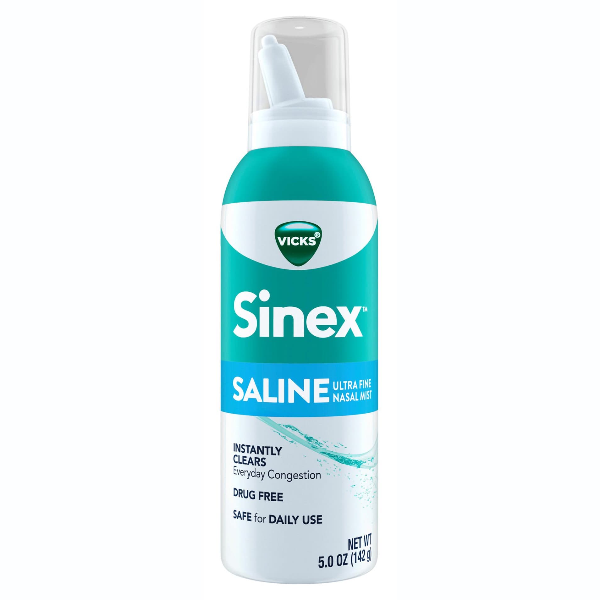 Vicks Sinex Saline Ultra Fine Nasal Mist Spray, 5 oz - Each - Image 1