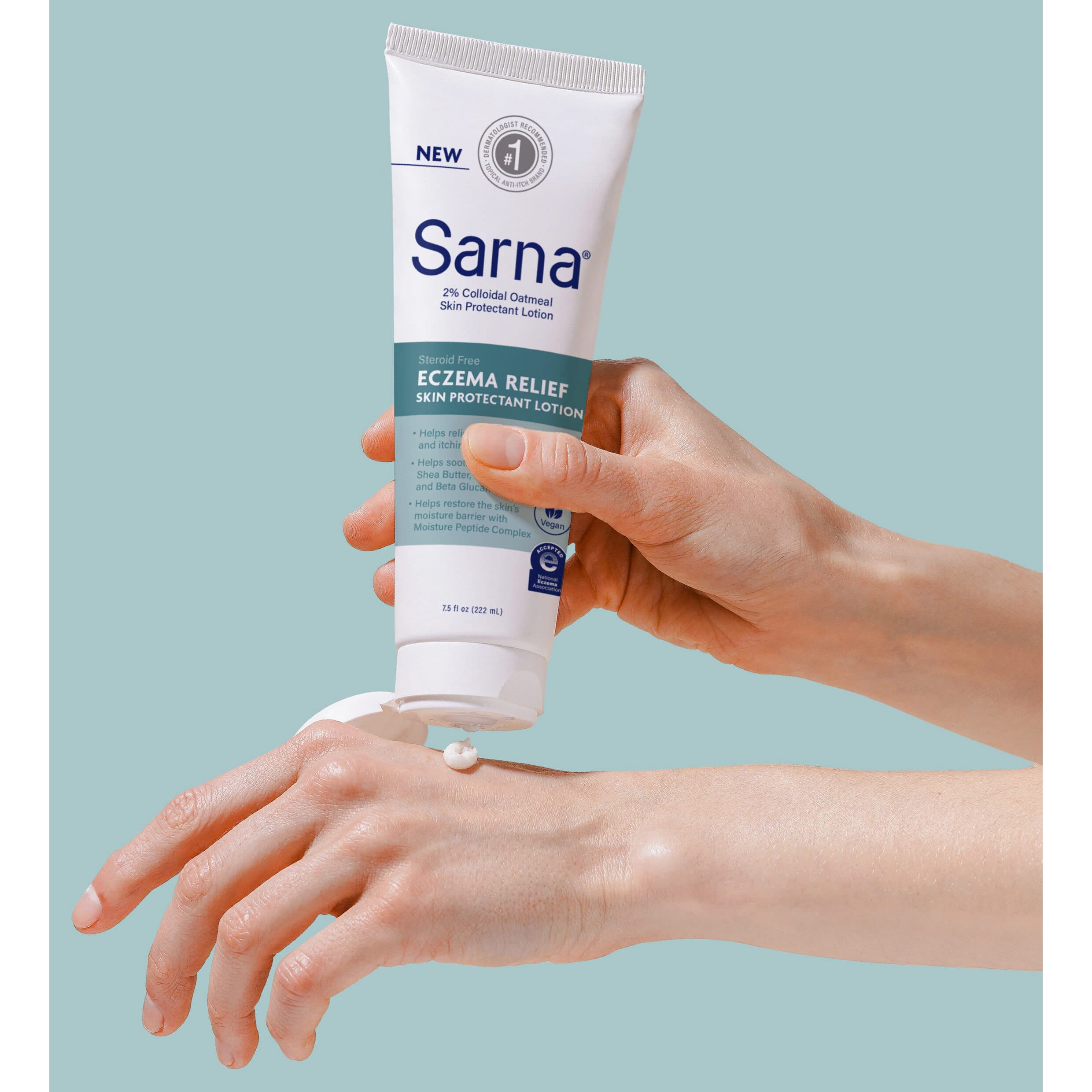 Sarna Eczema Relief Lotion Tube, 7.5 oz - Each - Image 2