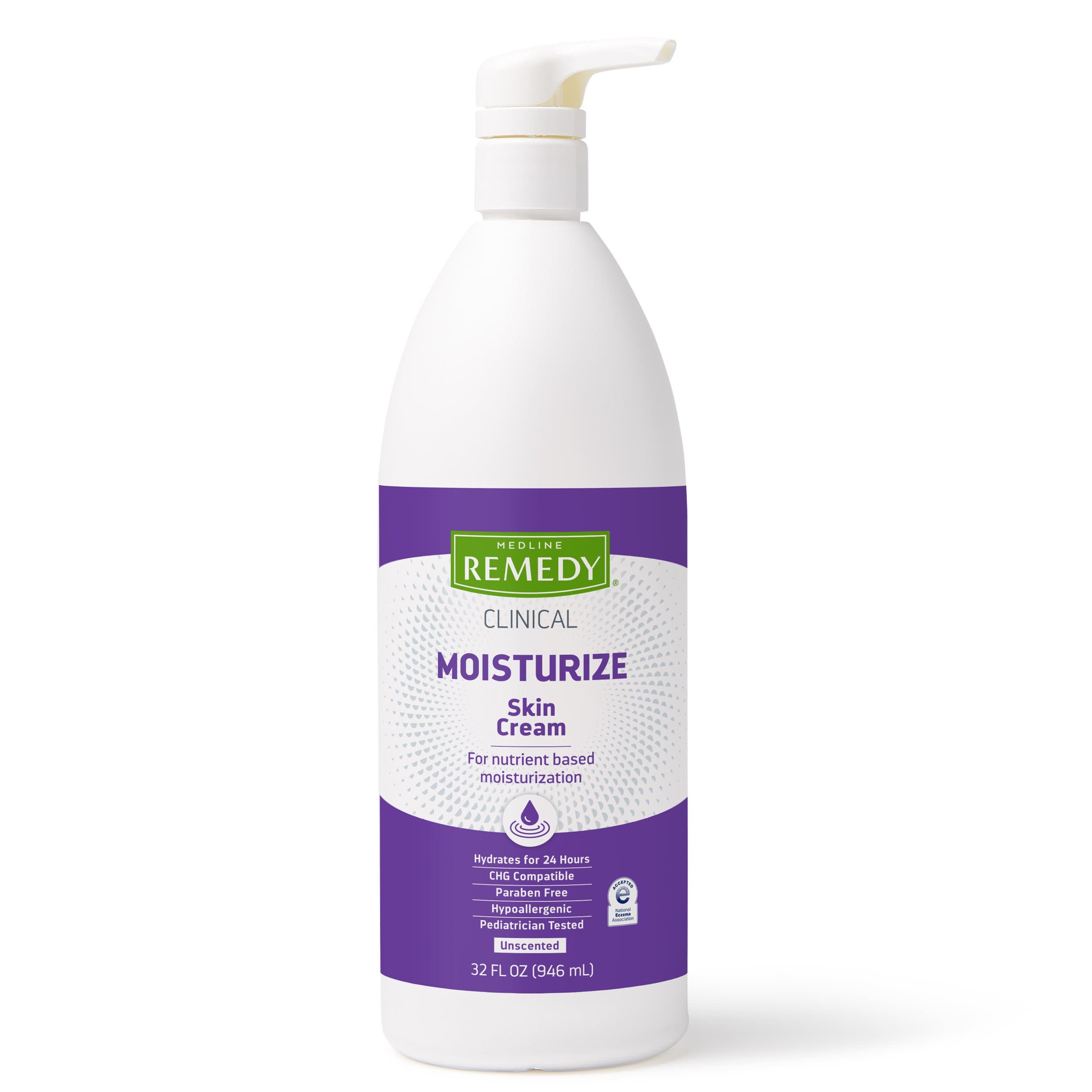 Remedy Clinical Moisturize Skin Cream, Unscented, 32 oz - Image 1