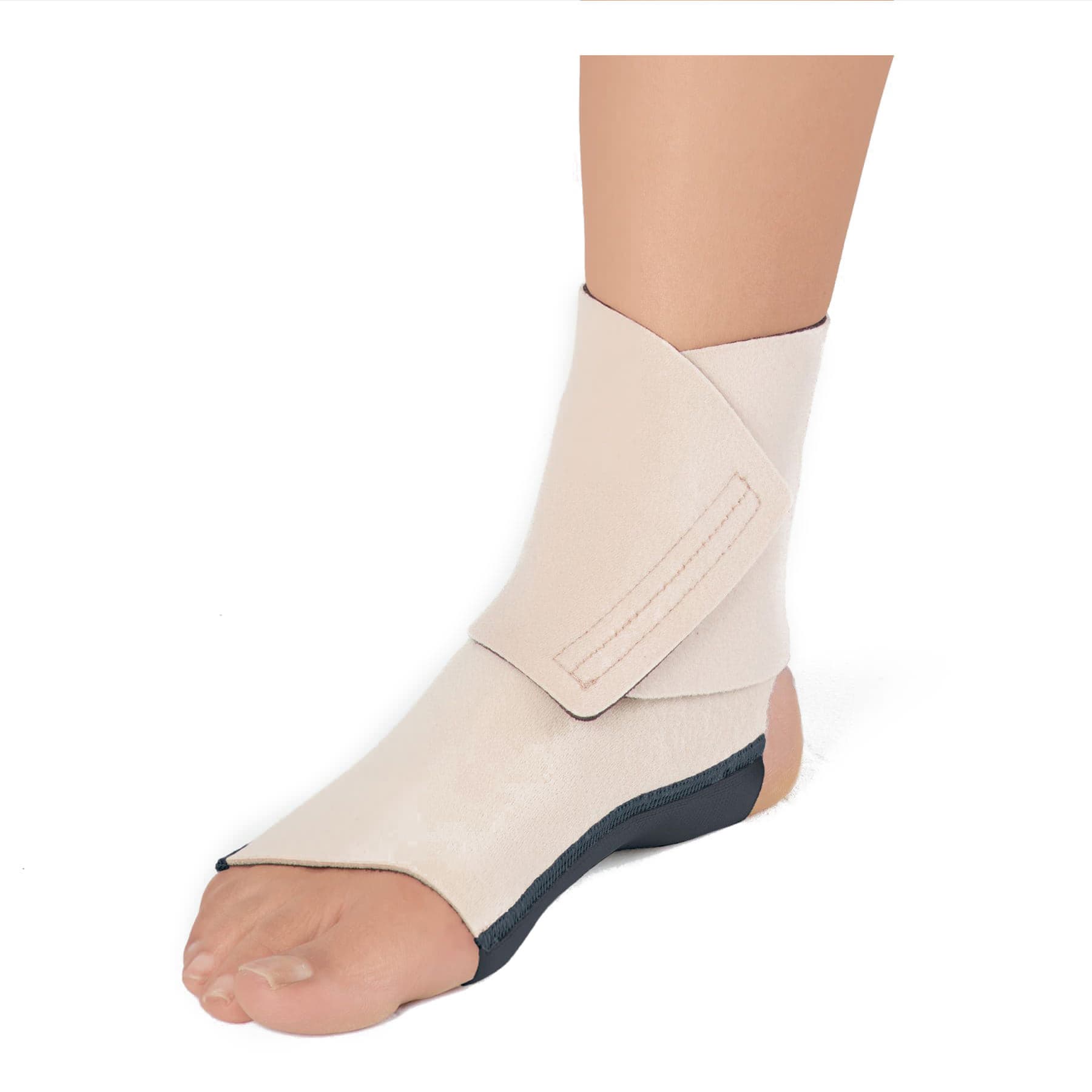 ReadyWrap Foot SL Compression Wrap, Left, Long, Small, Beige - Image 1
