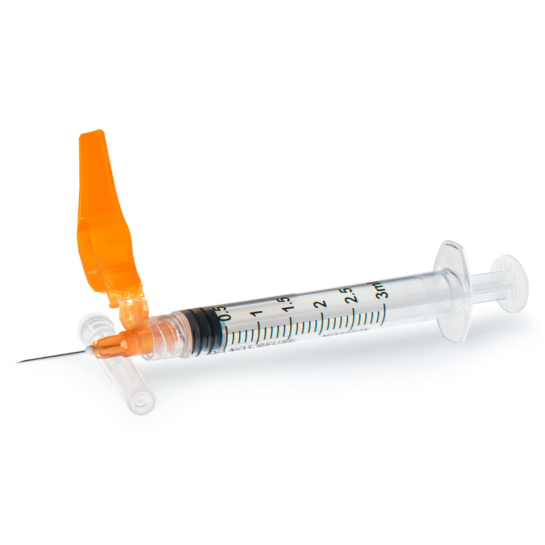 McKesson Prevent HT Syringe with Hypodermic Detachable Needle, 5/8 Inch - Case of 400 - Image 1