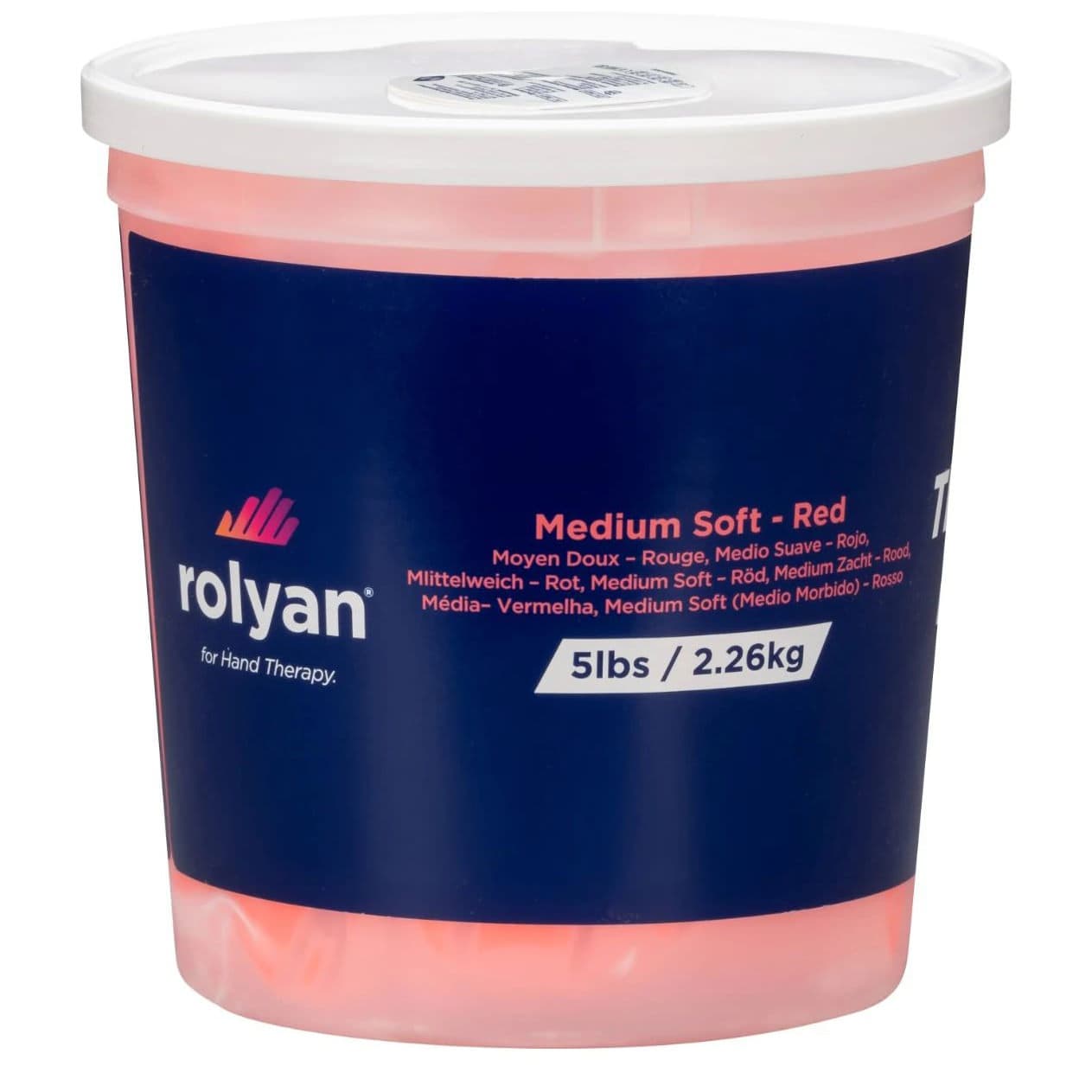 Rolyan Therapy Putty, 5 lb/80 oz Red, Medium Soft - Image 1