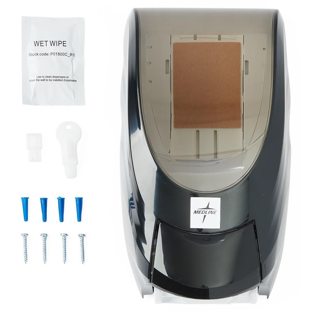 Manual Dispenser for Spectrum Hand Sanitizer, Black - Case of 6 - Image 1