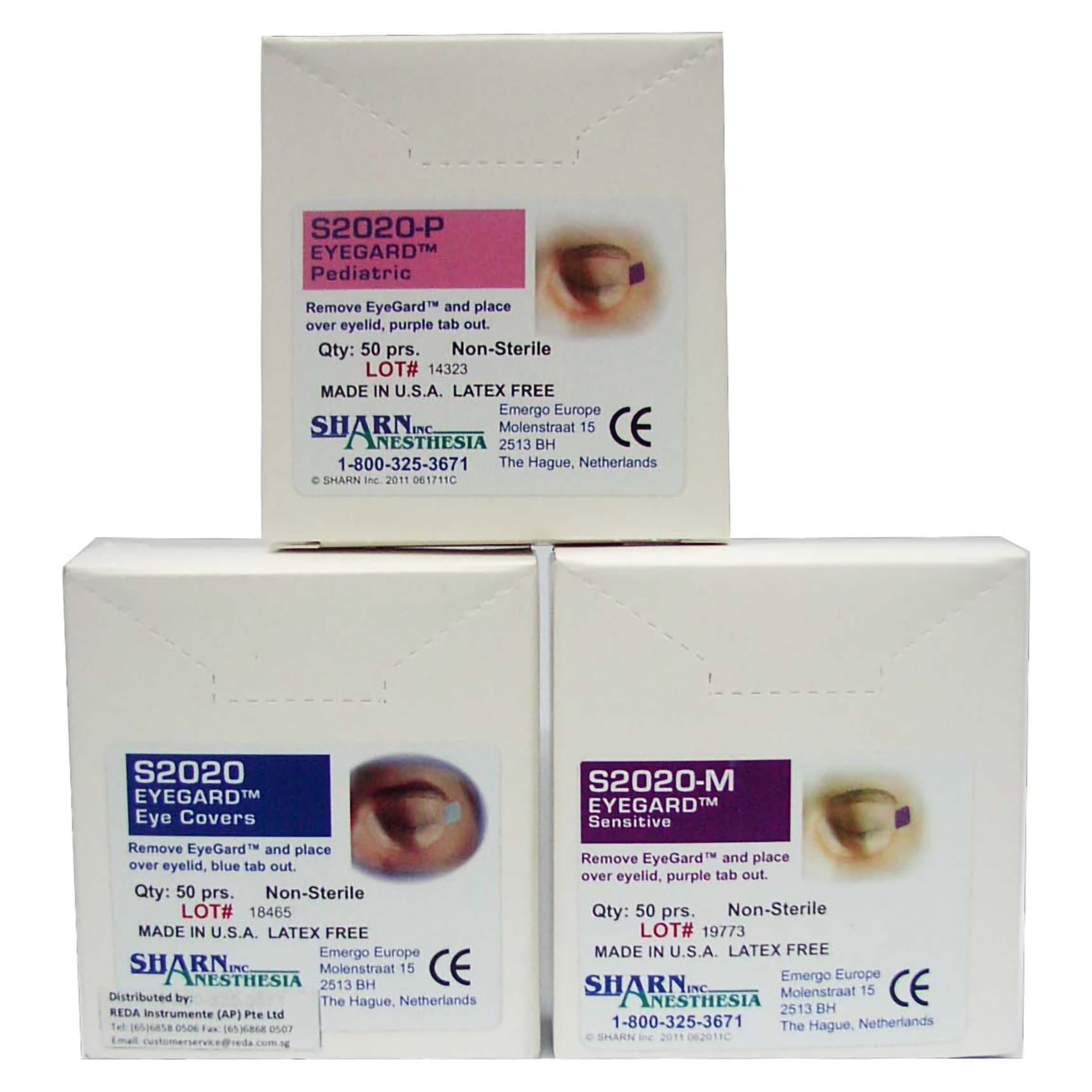 EyeGard Sensitive Eye Protector Clear Adult Disposable - Box of 50 - Image 2