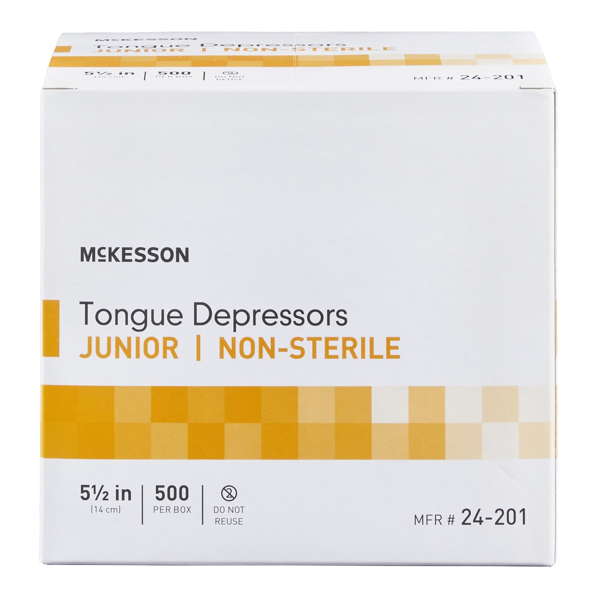 McKesson Junior Unflavored Tongue Depressors, 5-1/2 Inch - Image 2