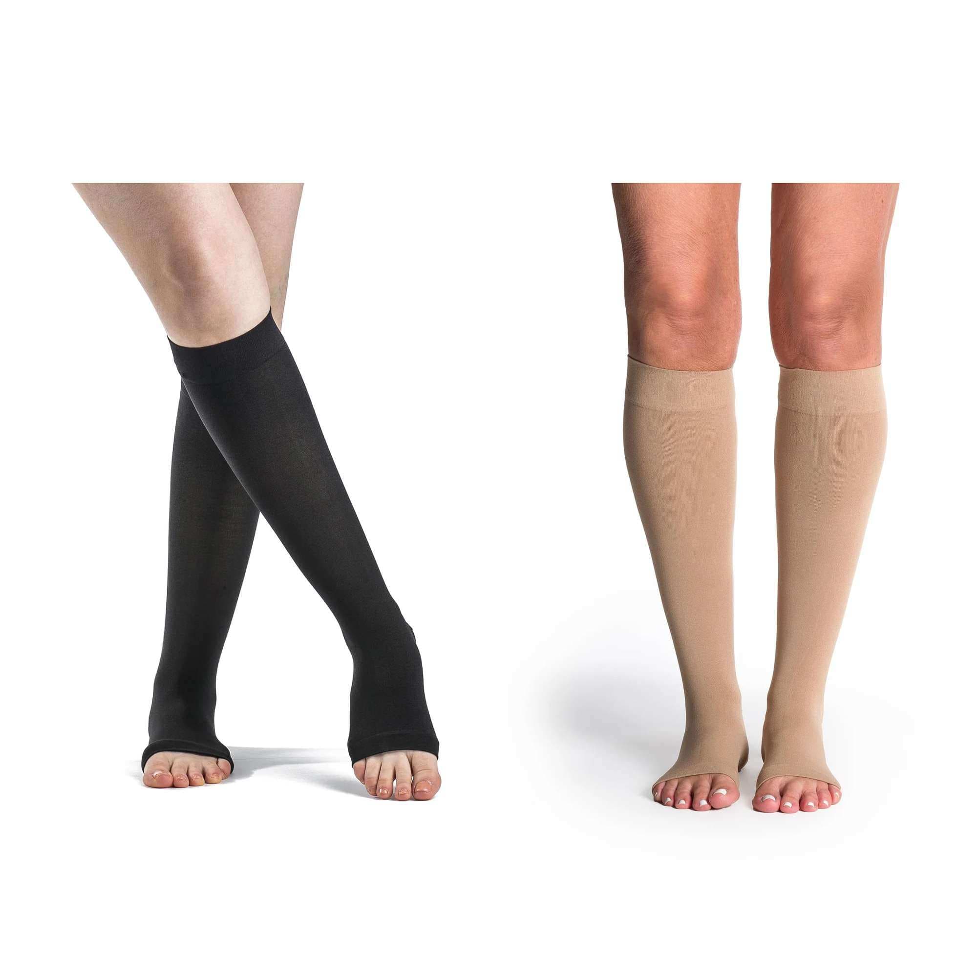 Sigvaris Women's Style Soft Opaque Calf-High Compression Socks, 30-40mmHg - Image 2