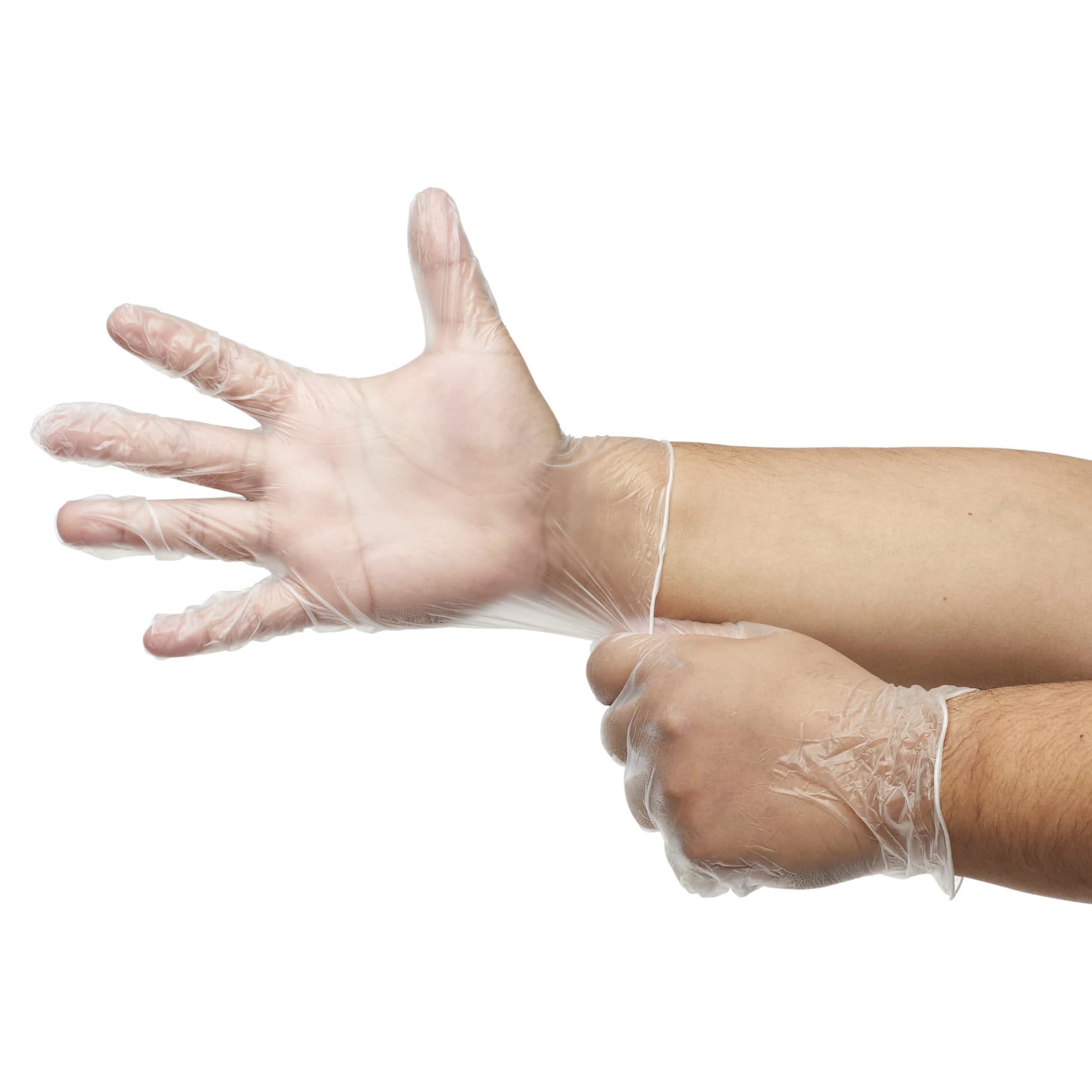 McKesson Confiderm Vinyl Standard Cuff Powder Free Exam Gloves - Image 6