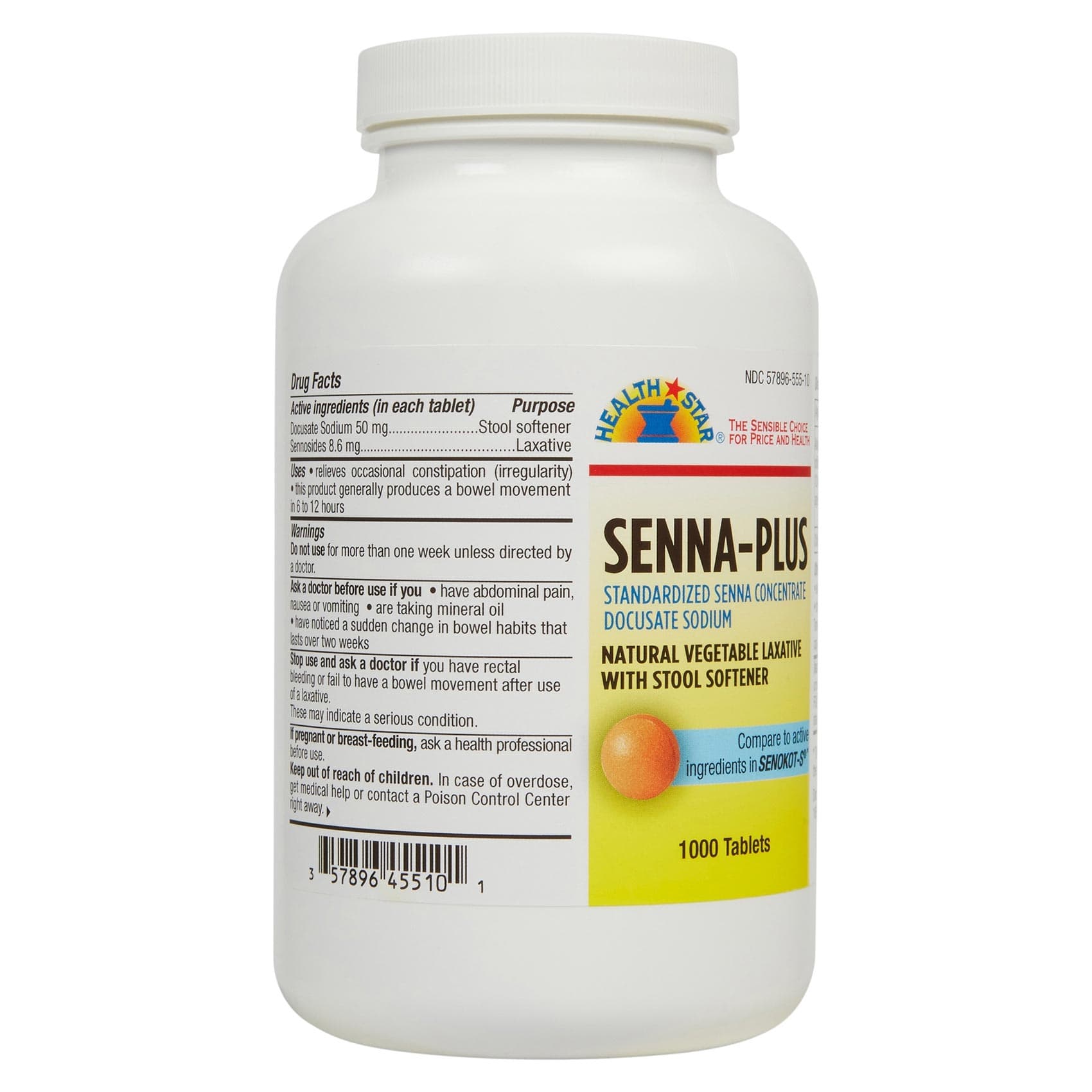 Geri-Care Senna Plus Stool Softener Tablet - Image 2
