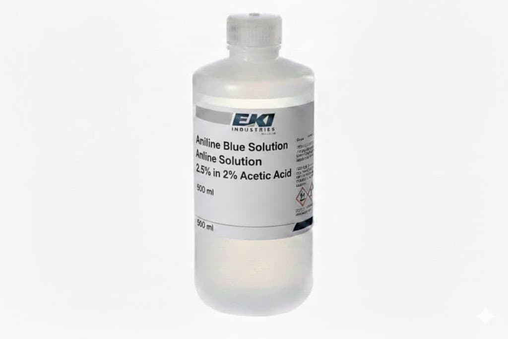 Aniline Blue Solution 2.5% in 2% Acetic Acid, 500 ml - Each - Image 1