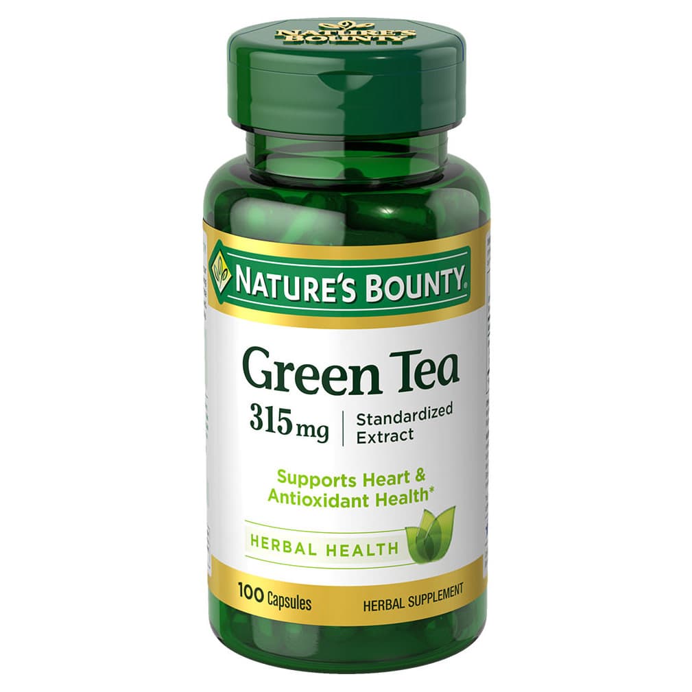 Nature's Bounty Green Tea Extract, 315 mg, 100 Count - Each - Image 1