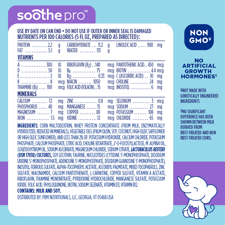 Dr. Brown's good start soothe pro Infant Formula Powder, 12 oz - Case of 6 - Image 1