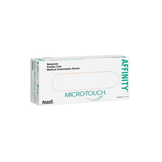 Micro-Touch Affinity Exam Glove Green Beaded Cuff 6.1 mil to 8.0 mil Range, Small - Box of 100 - Image 1