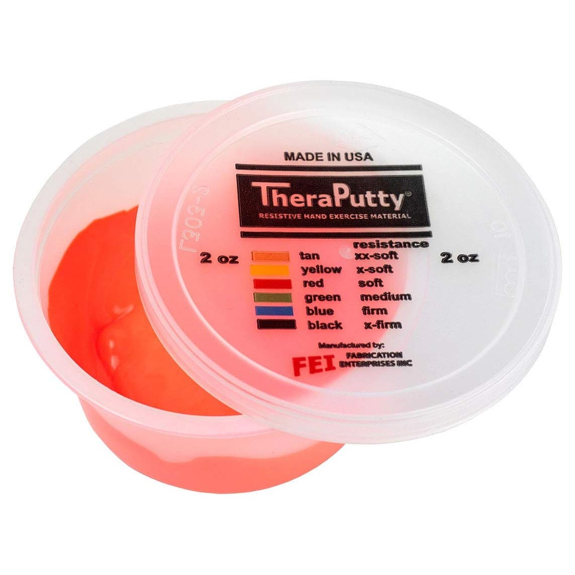 Theraputty Standard Exercise Putty, 2 Oz, Red, Soft - Image 1
