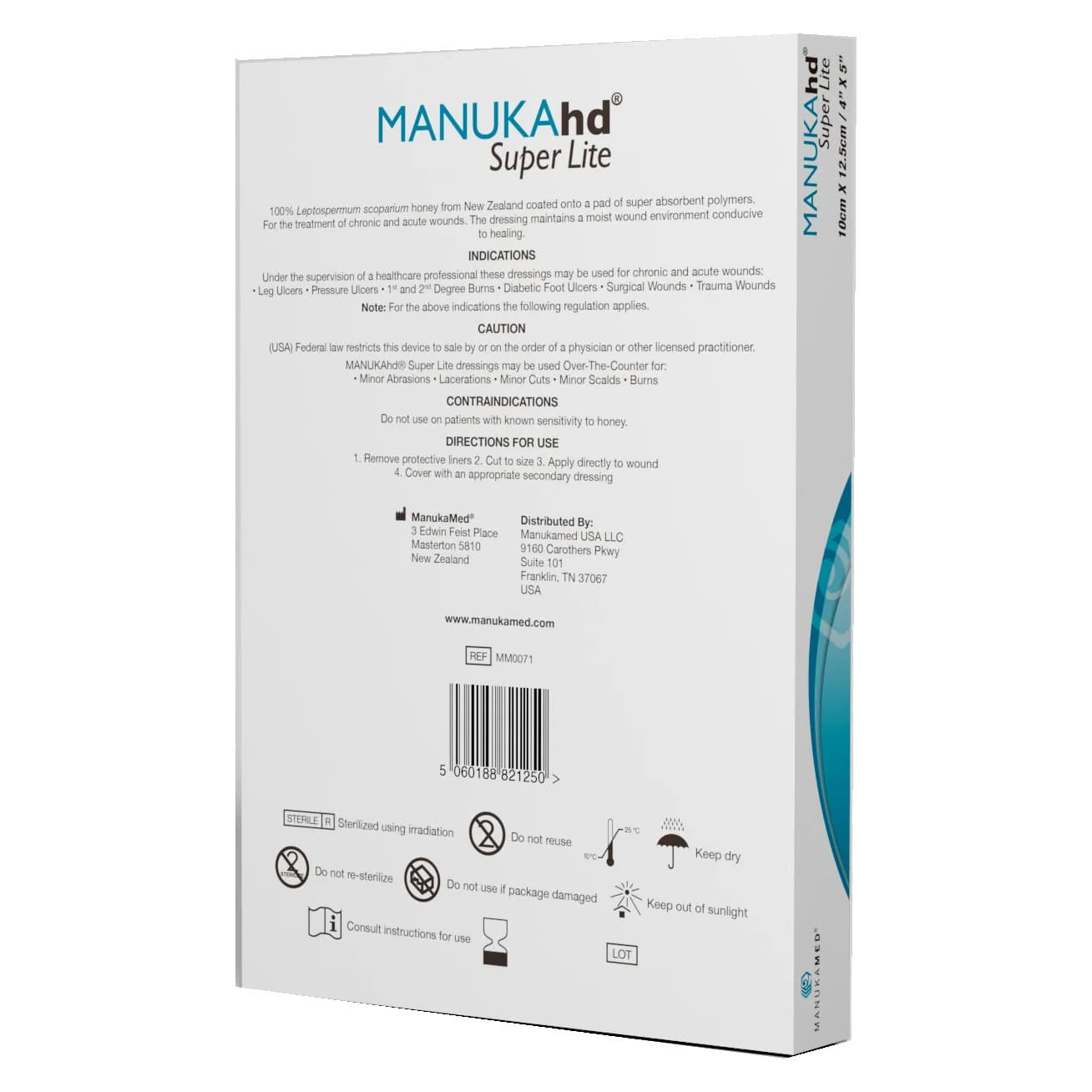 Manukamed Manukahd Super Lite Honey Coated Absorbent Dressing - Image 2