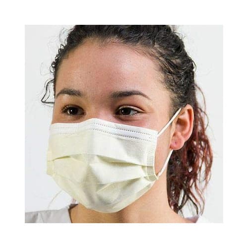 Cardinal Health Level 1 Procedure Mask with Ear Loops - Box of 50 - Image 3