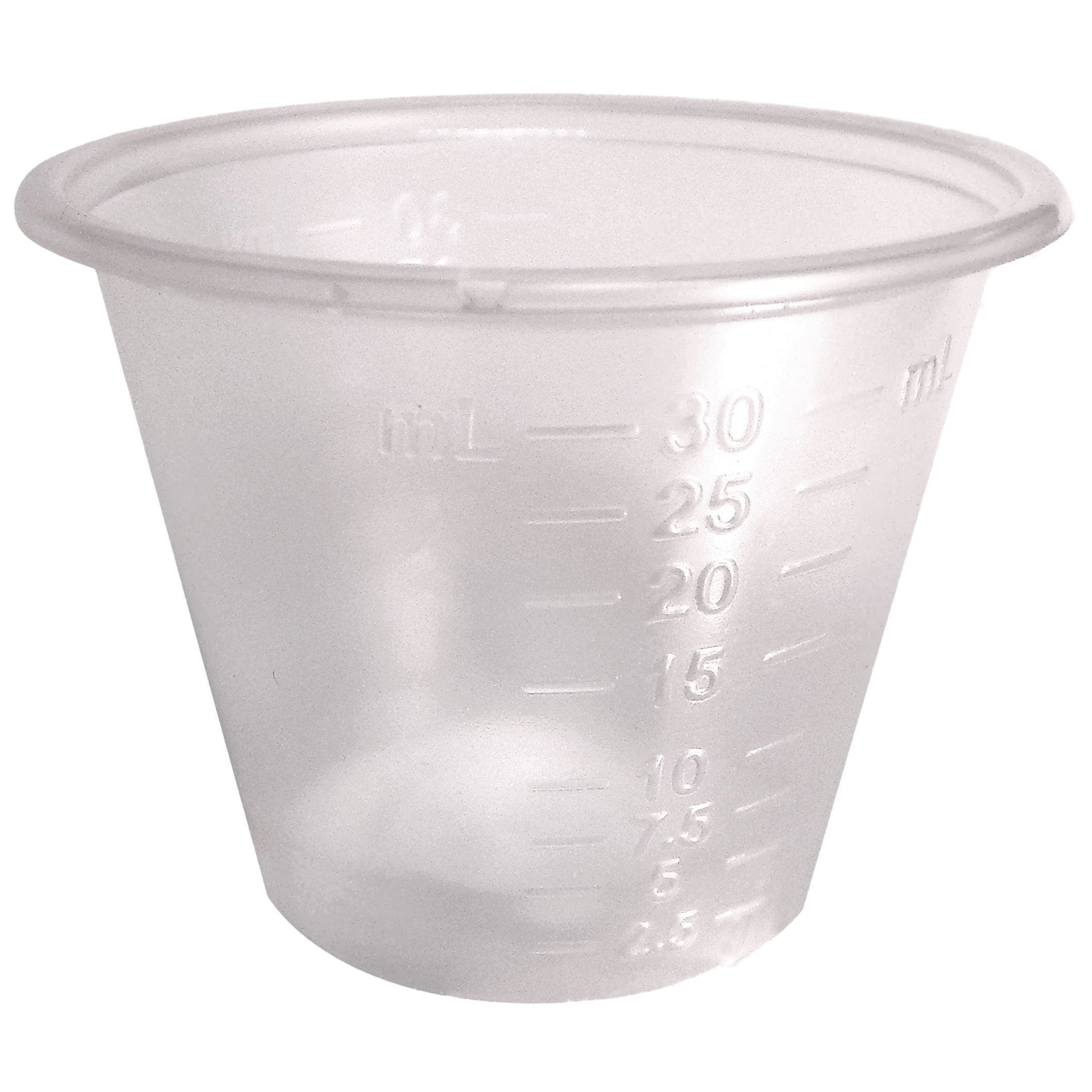 Medegen Graduated Medicine Cup Clear Graduated Without Handle Cold