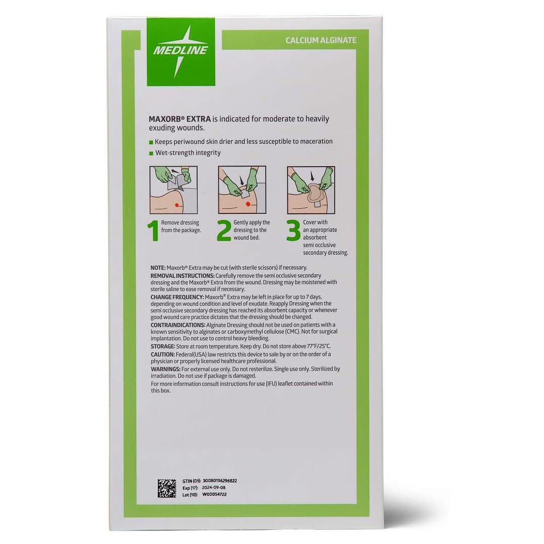 Maxorb Extra CMC-Alginate Wound Dressing - Image 3