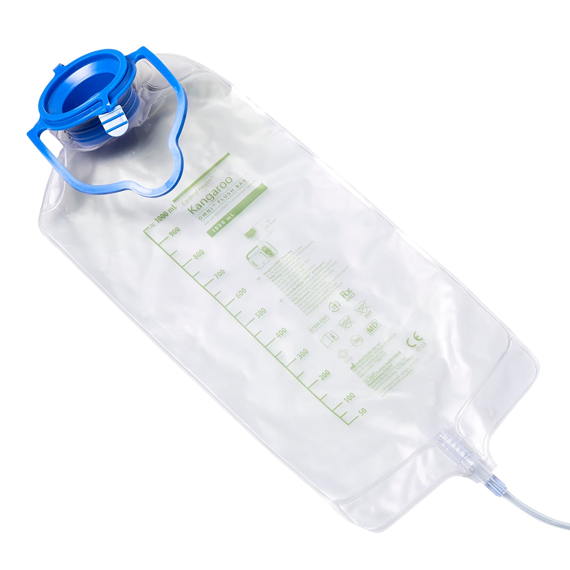 Kangaroo OMNI ENPlus Enteral Feeding Pump Spike Set with Flush Bag - Image 2