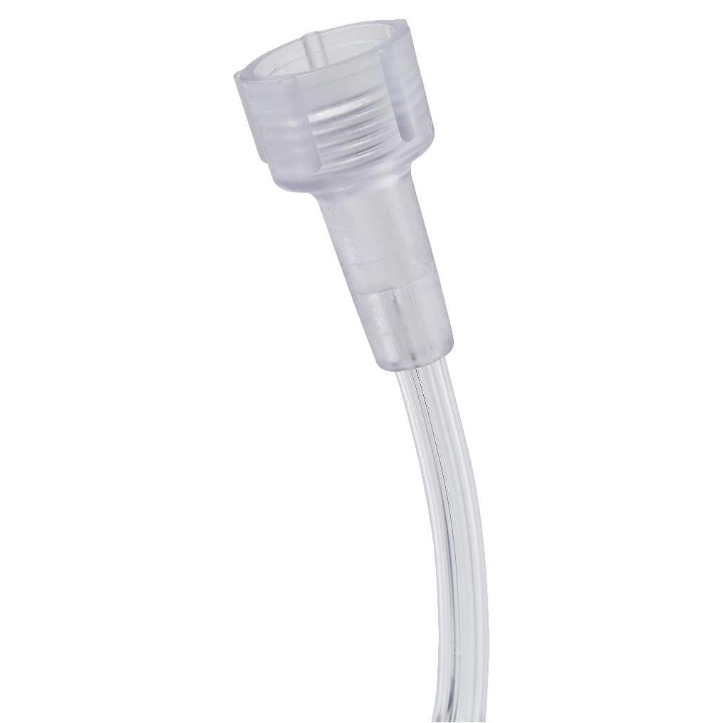 Medline Clear Crush-Resistant Oxygen Tubing with Universal Connector, 50 foot - Case of 10 - Image 1