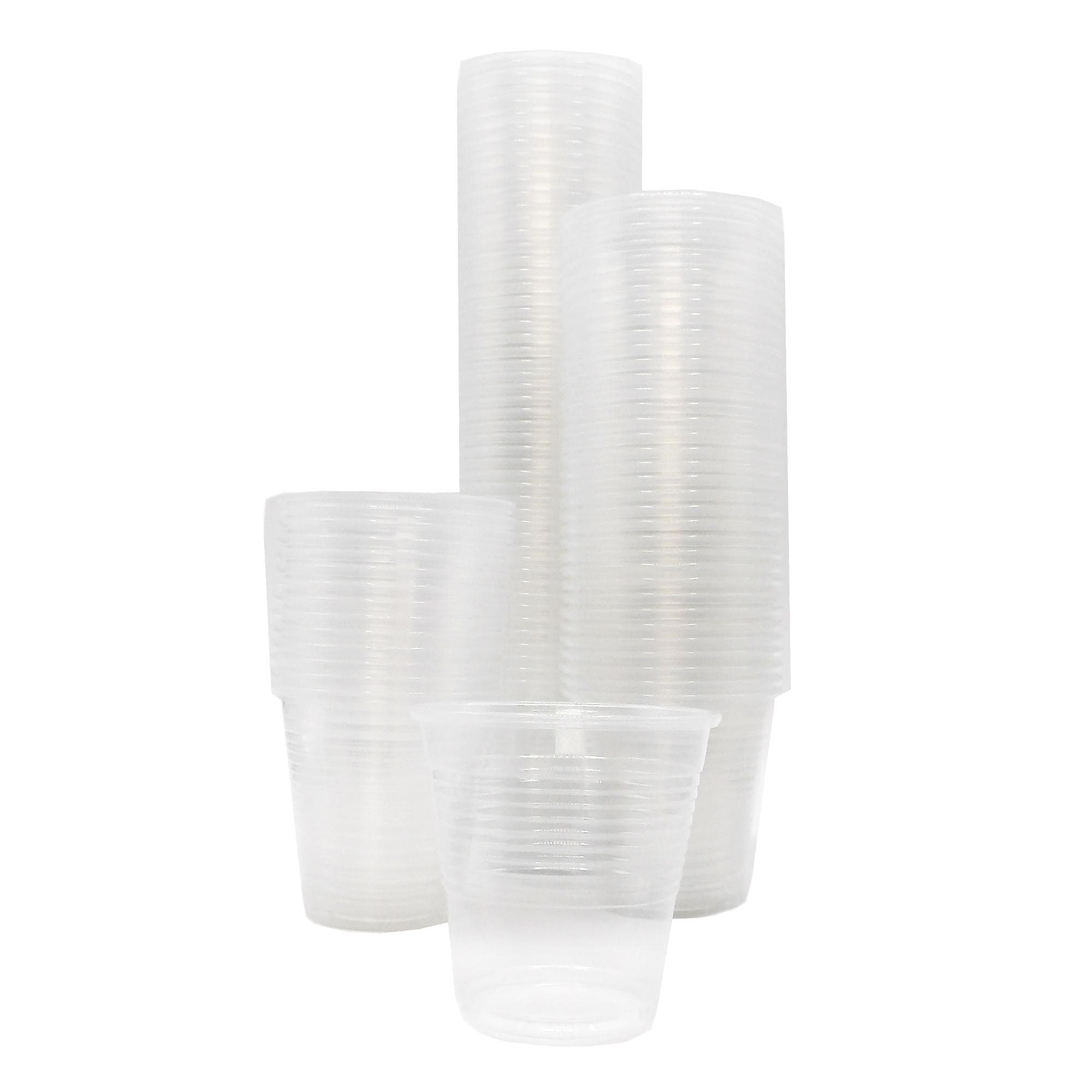 Medd Max Clear Plastic Drinking Cup, 5 oz - Case of 25 - Image 2