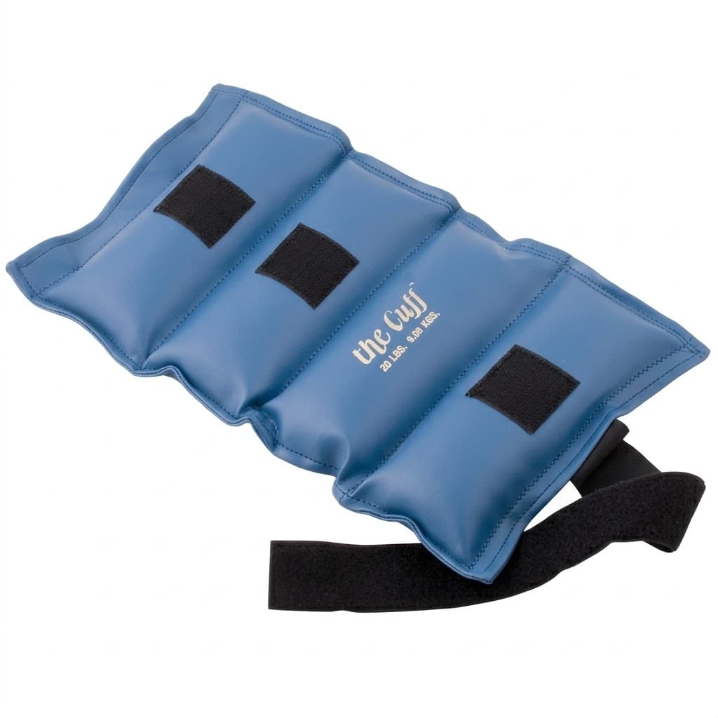 The Cuff Deluxe Ankle and Wrist Weight, Blue, 20 Lbs - Image 1
