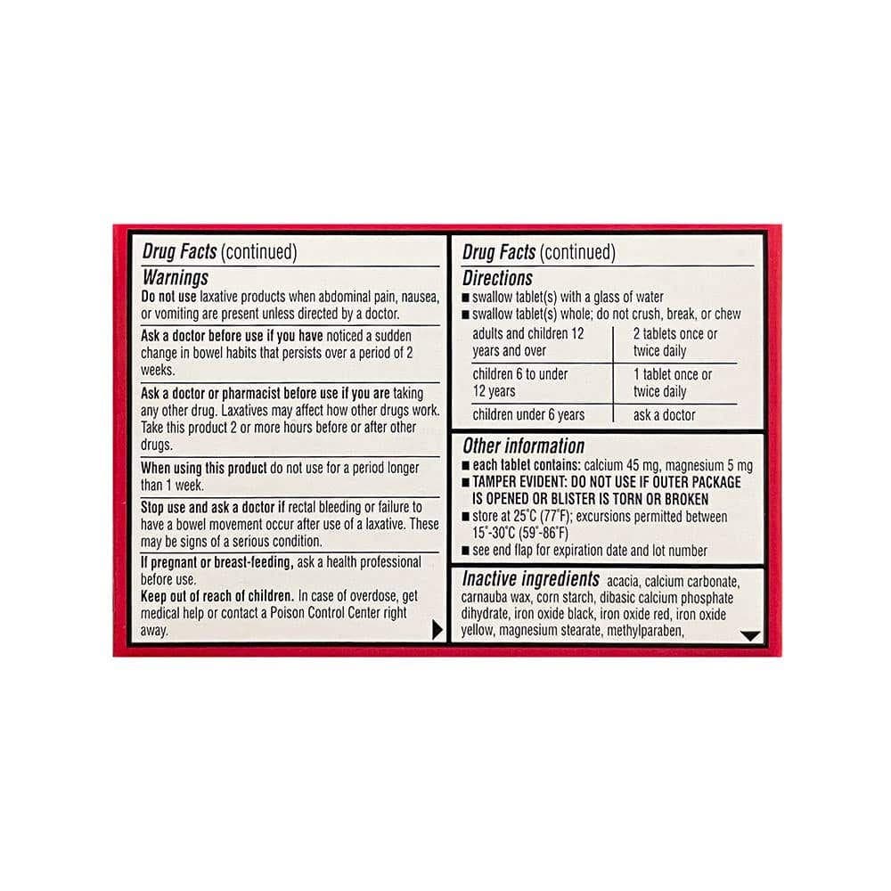 Leader Sennosides Regular Strength Laxative Tablet, 15 mg, 30 Count - Each - Image 2