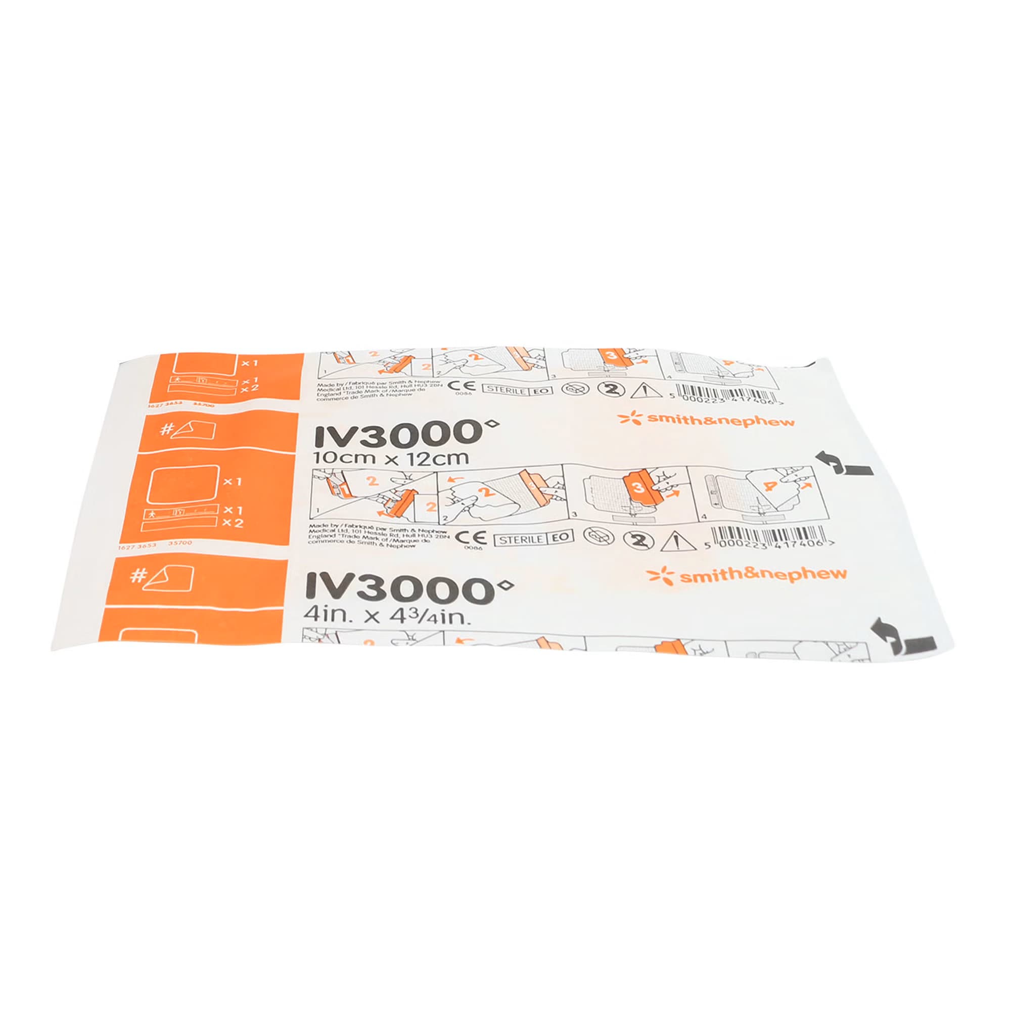 IV3000 Non-Ported I.V. Specialty Film Dressing, 10 x 12 cm - Each - Image 1