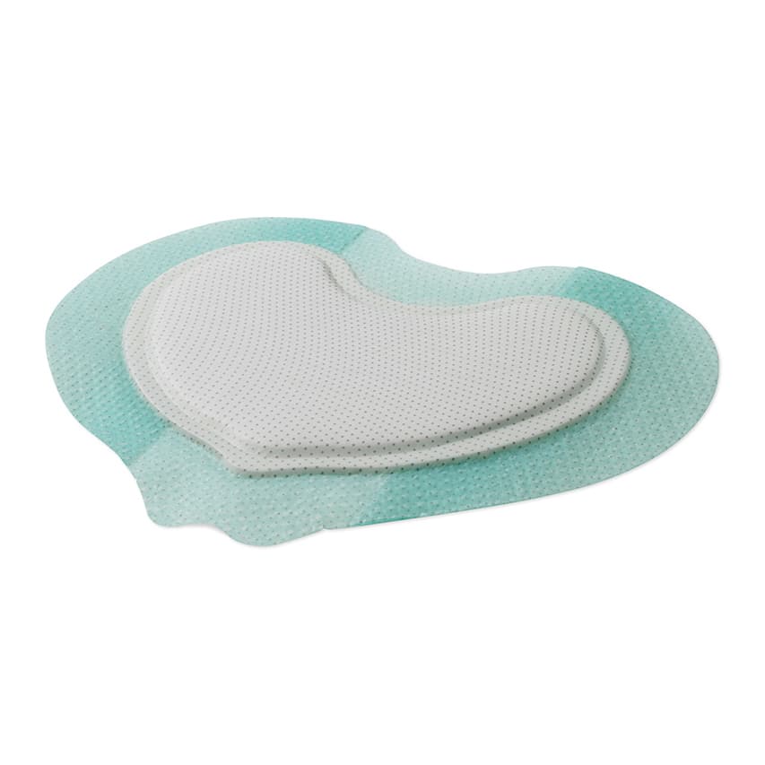 Coloplast Biatain Bordered Silicone Fit Foam Dressing, Small, 6 x 7.5 Inch - Image 1