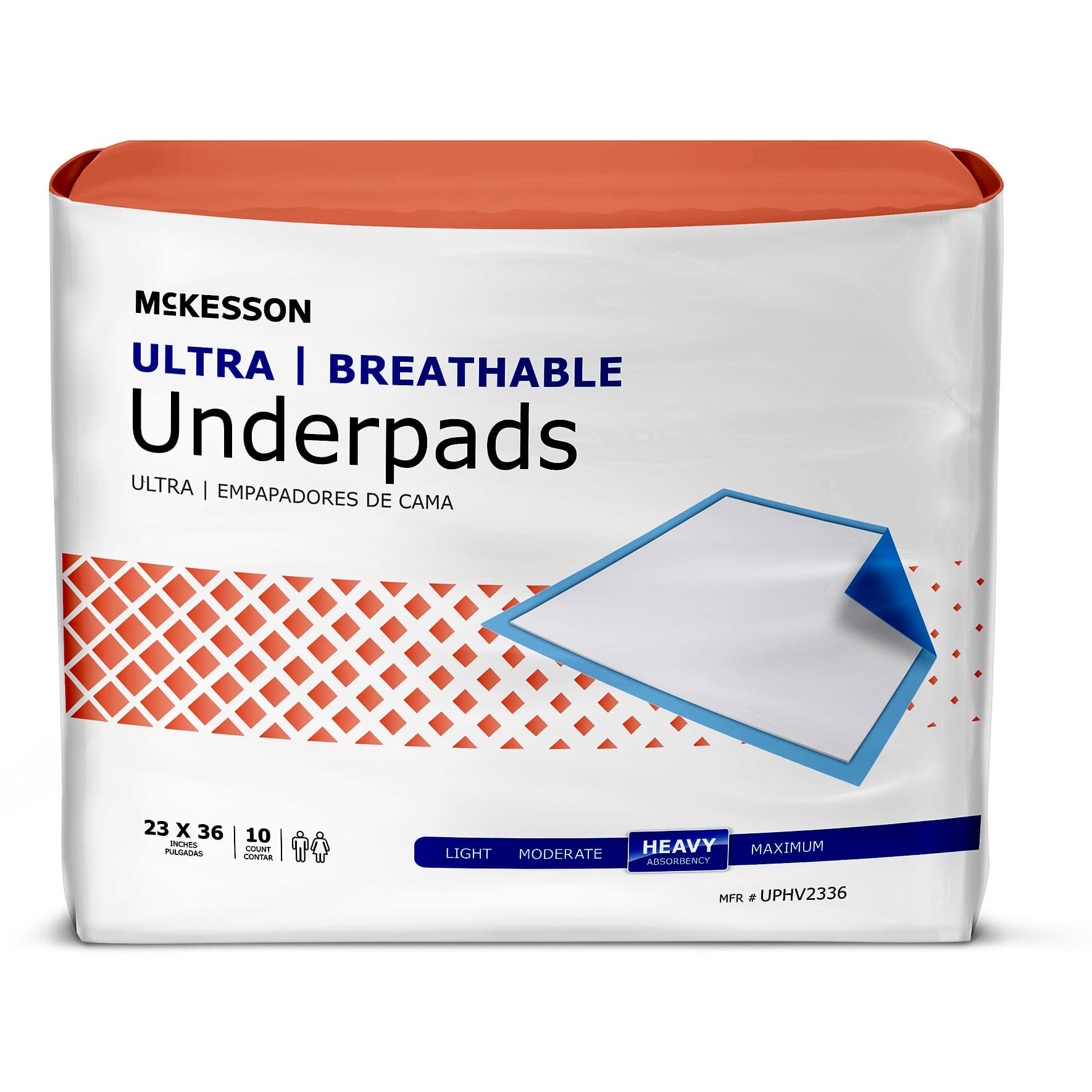 McKesson Ultra Breathable Underpads - Bag of 10 - Image 1