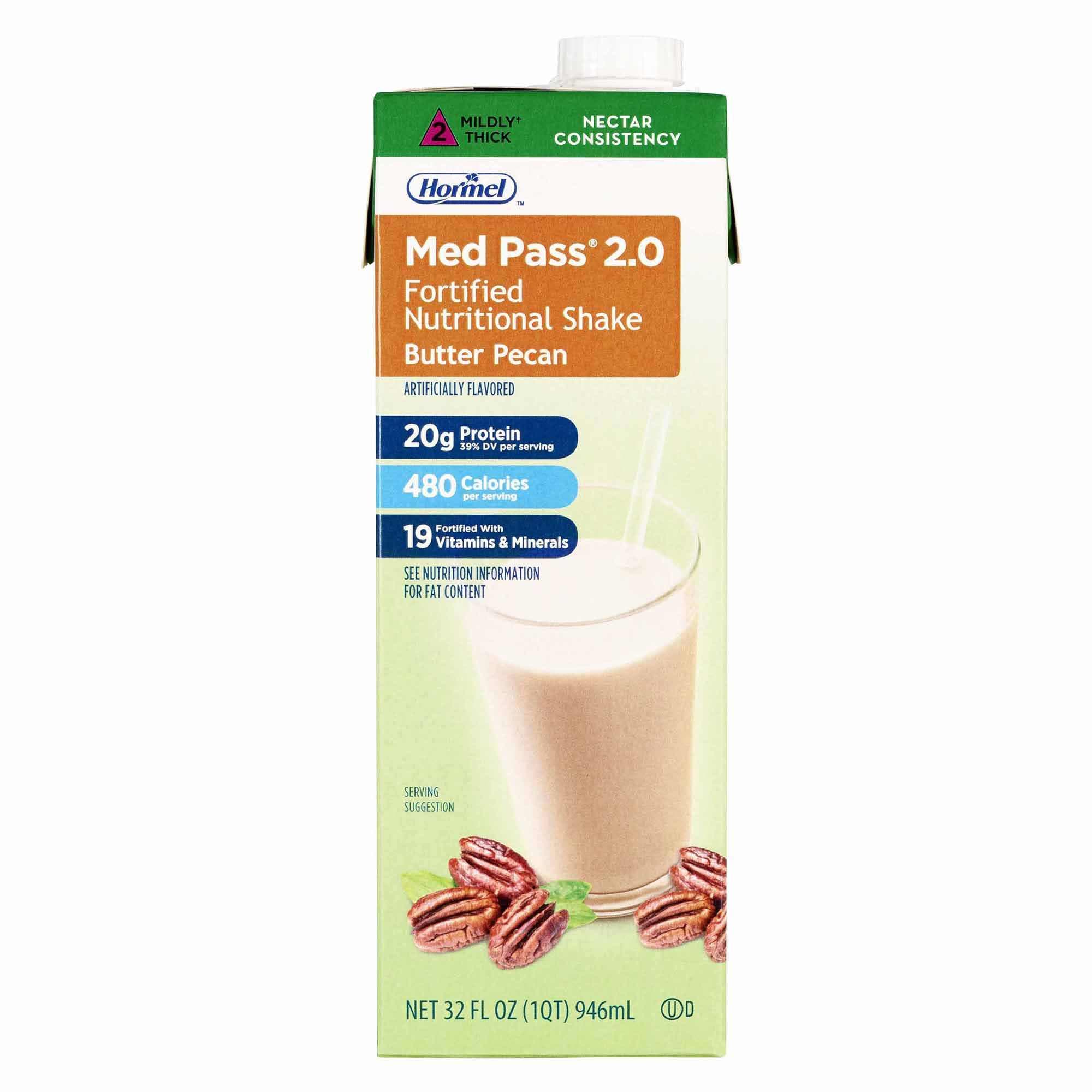 Med Pass 2.0 Ready to Use Oral Supplement, Butter Pecan, 32 oz - Each - Image 1