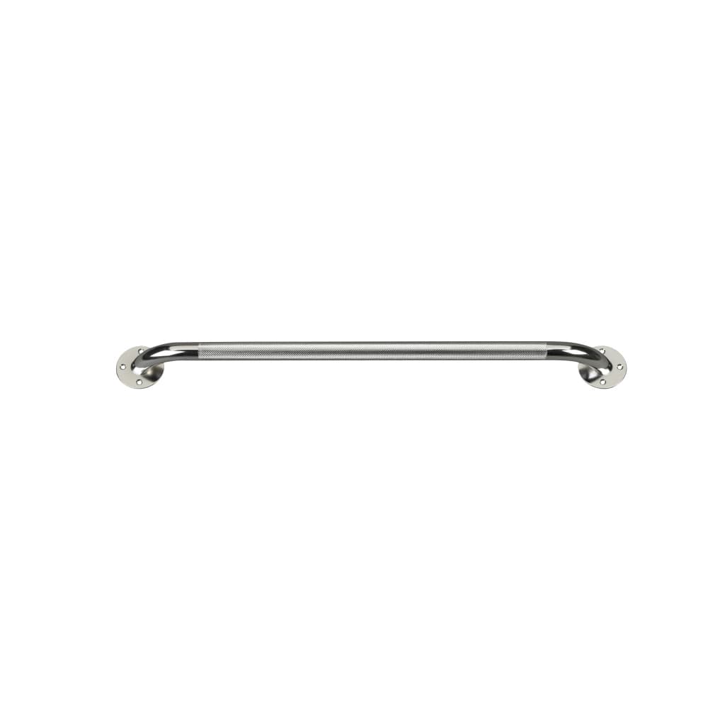 Drive Medical Knurled Grab Bar, 16 Inch, Chrome - Case of 3 - Image 1