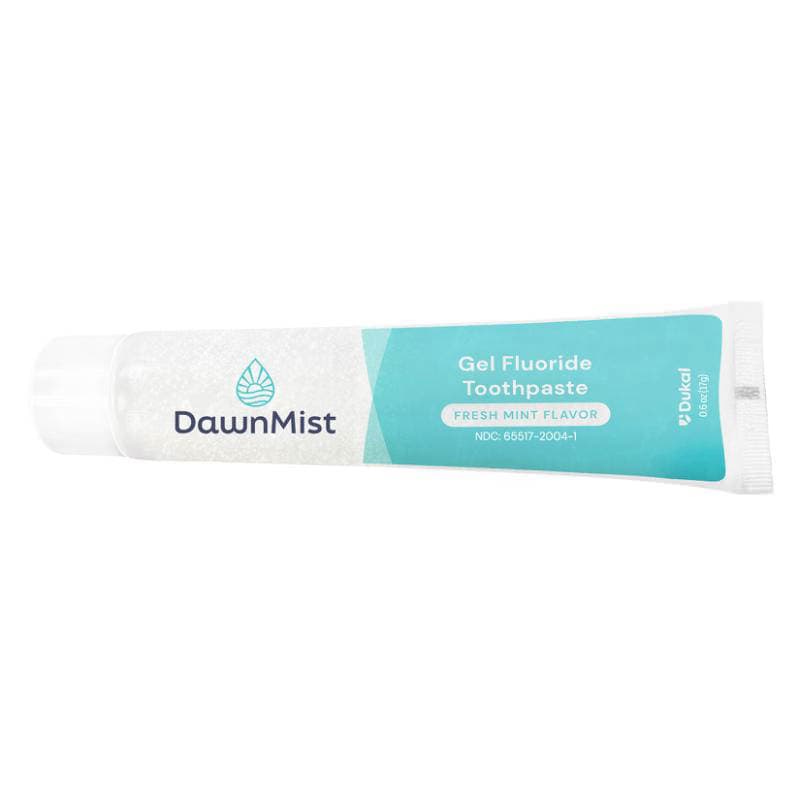 DawnMist Toothpaste Tube, Mint Flavor, 0.6 oz, Gel - Image 1