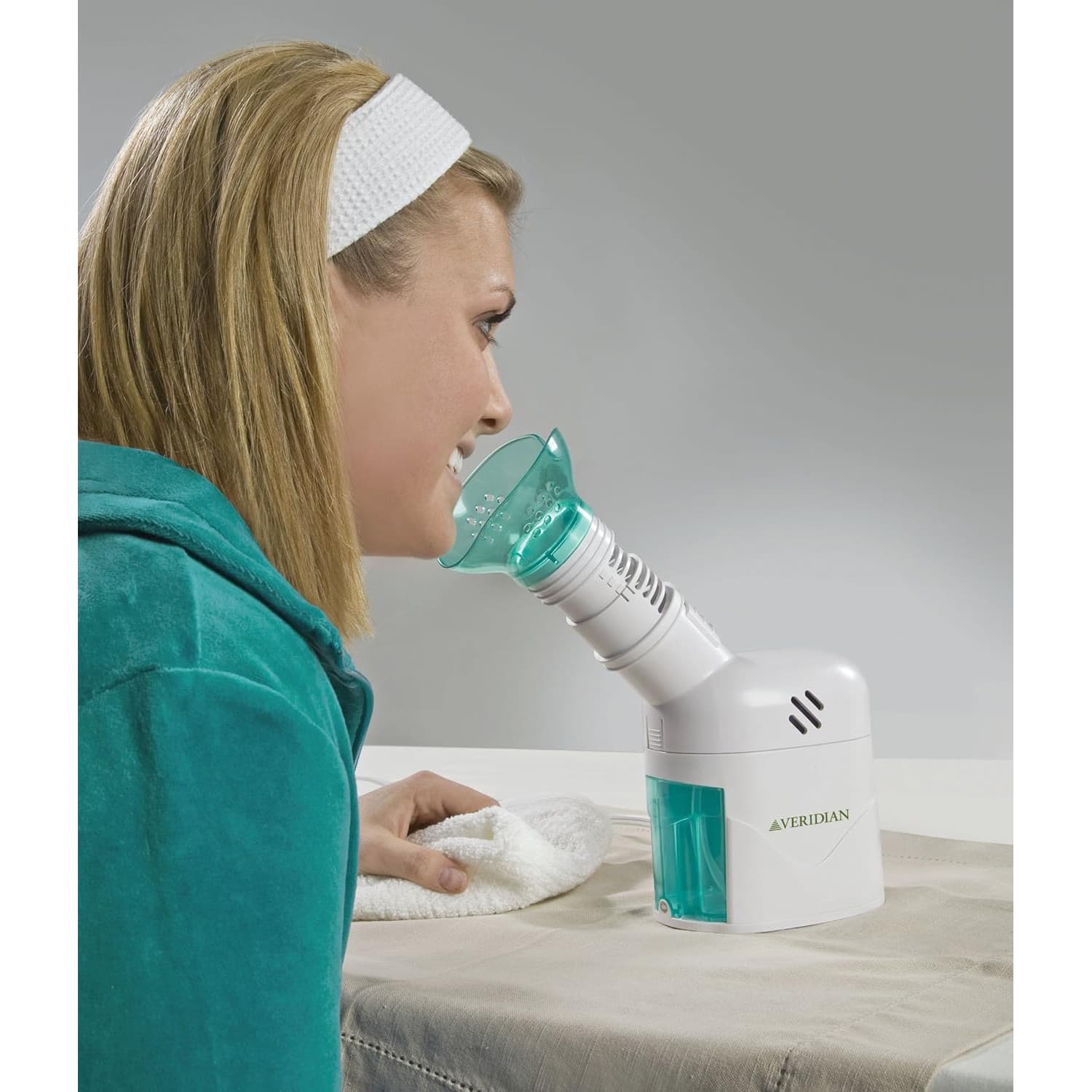Veridian Steam Inhaler Distilled Water Respiratory Vapor Therapy System - Image 6