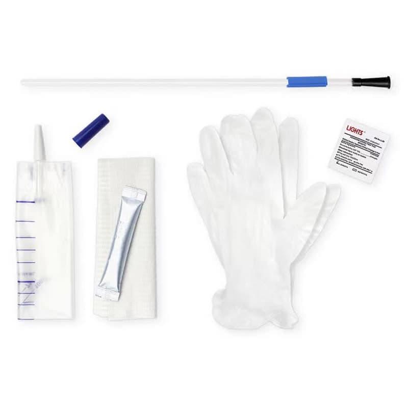 SimPro Set Female Intermittent Catheter Kit, 10 Fr - Box of 10 - Image 1