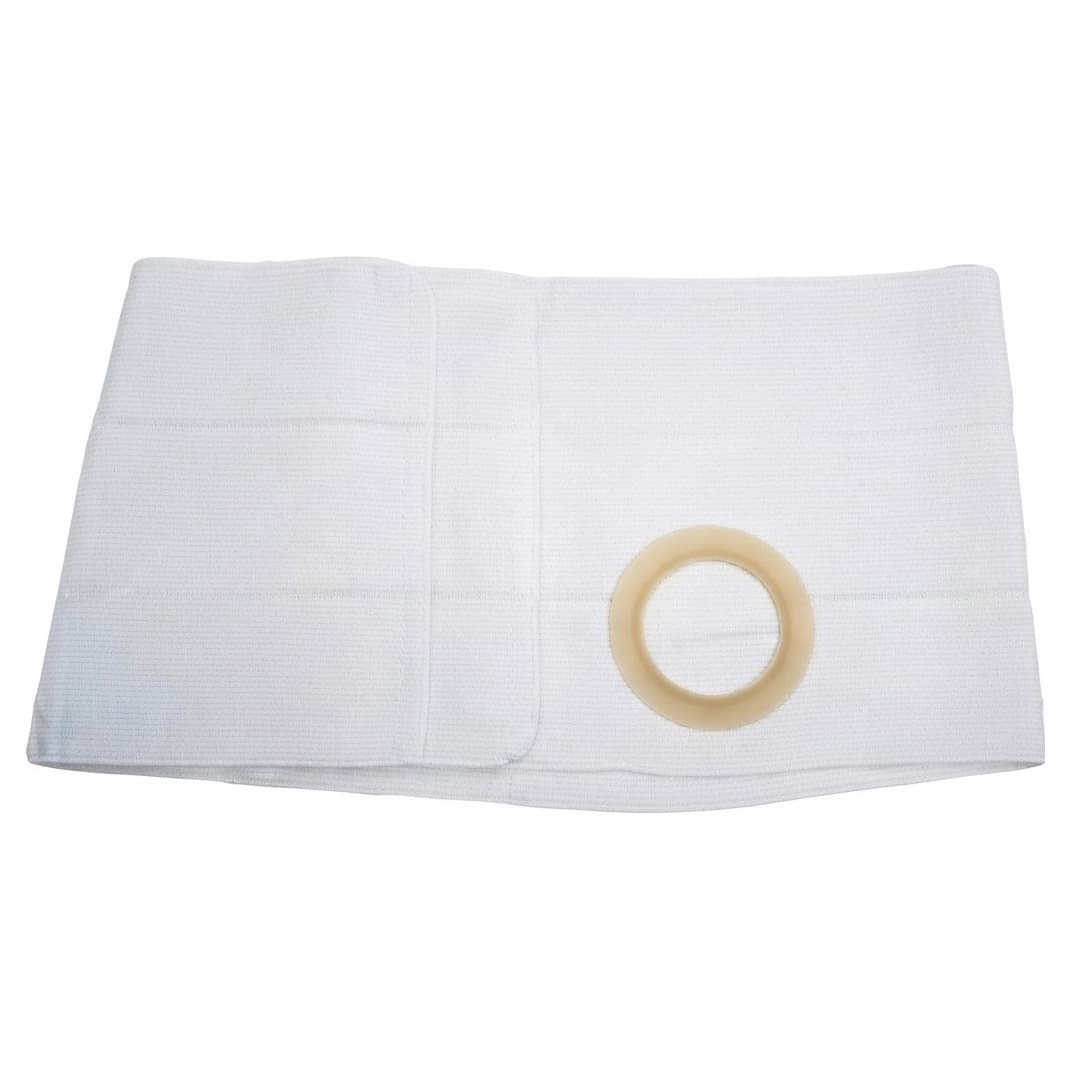 Nu-Hope 6" Flat panel Ostomy Support Belt, 2-3/4" White, Large - Each - Image 1